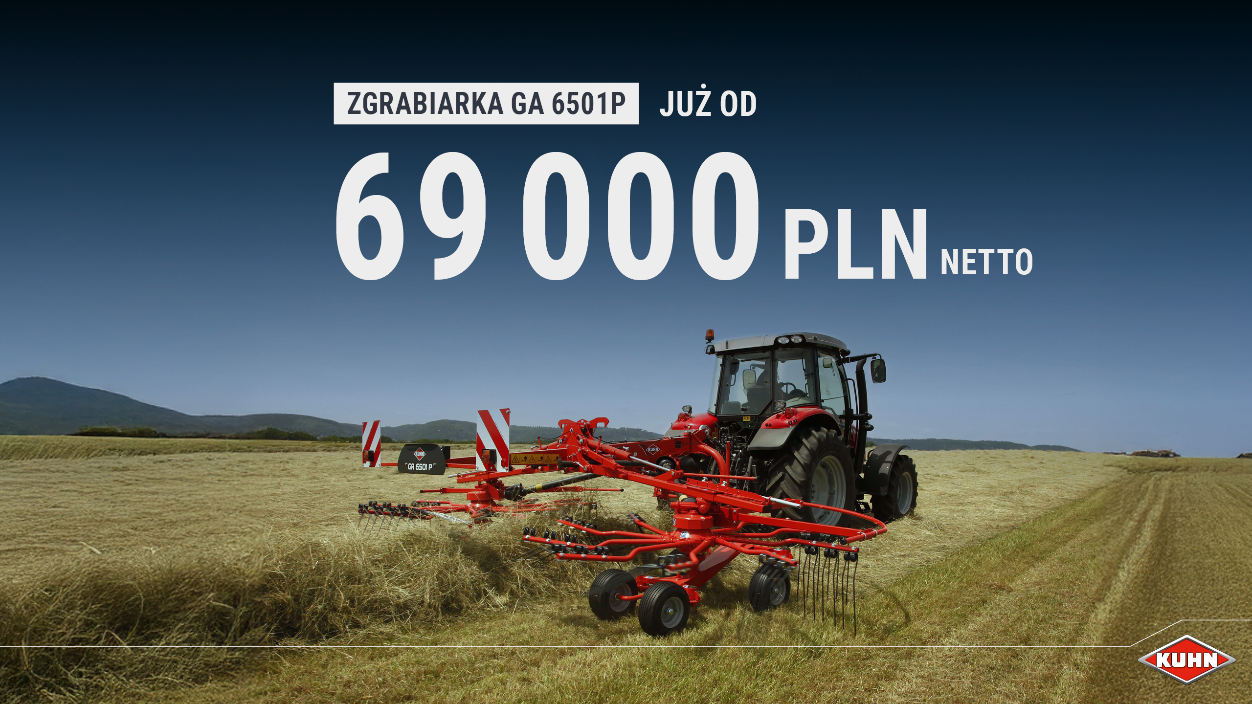 OFERTA SPECJALNA NA ZGRABIARKI GA6501P i GA7501+